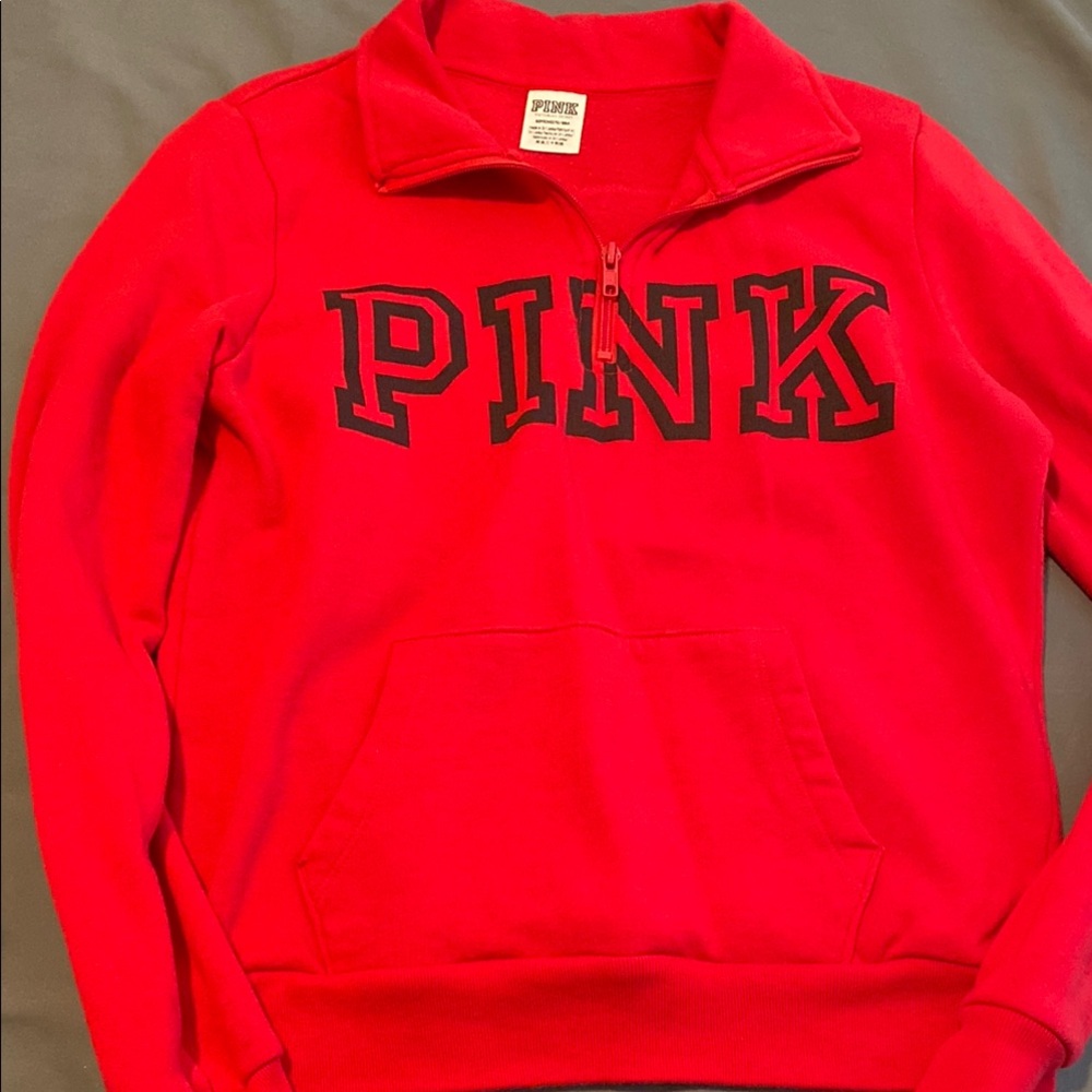 PINK Victoria's Secret Red Sweatshirt